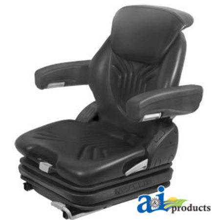 A & I PRODUCTS Grammer Seat Assembly, BLK VINYL 25" x21.5" x19.5" A-MSG75GBLV-ASSY